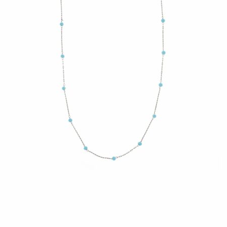 Blue Rosary St. Steel S