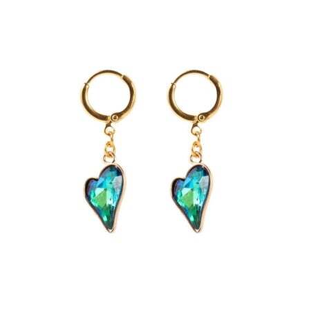 Green Glass Heart G