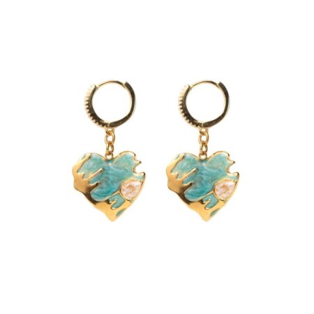 Heart Green Zirgon 925 G