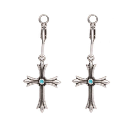 Cross Light Blue Stone S