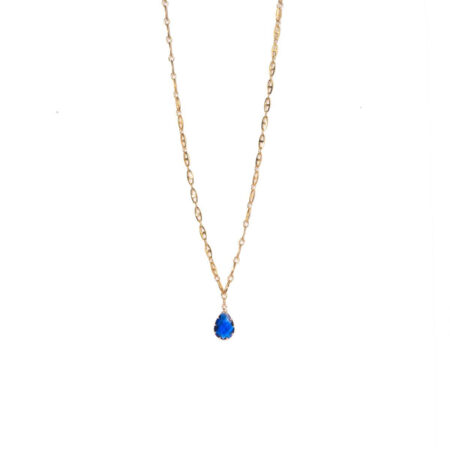 Oval Blue Crystal G