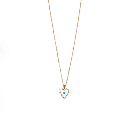 Heart Eye White St.Steel G