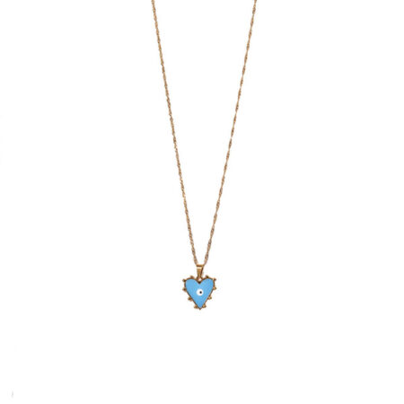 Heart Eye Blue St.Steel G