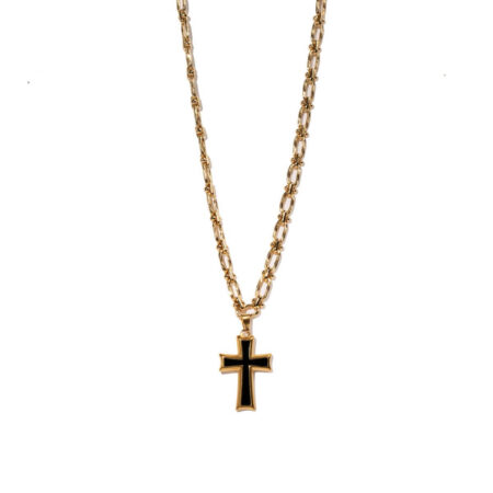 Large Black Cross St.Steel G