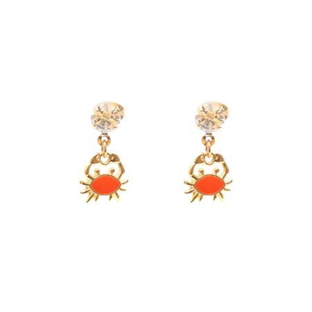 Crop Orange Strass G
