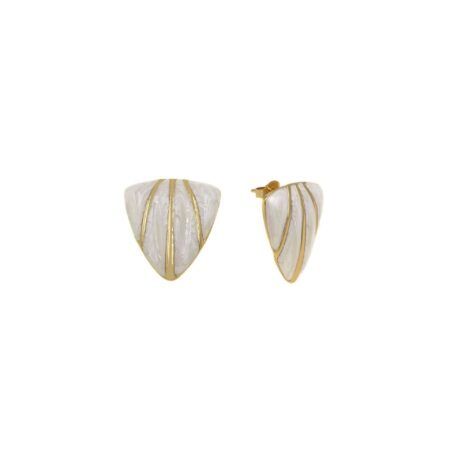 Triangle White Enamel G