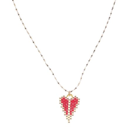 Heart Red St.Steel G