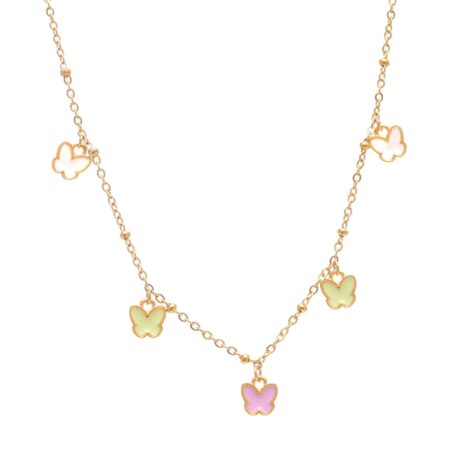 Multi Butterflies St.Steel G