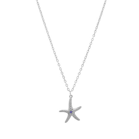 Starfish Blue Stone St.Steel S