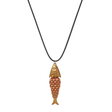 Fish Red Leather G