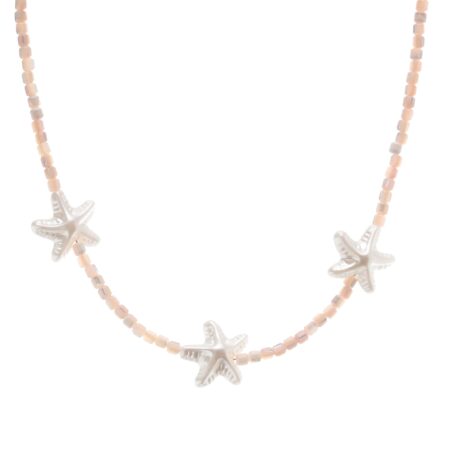 White Starfish Pink G
