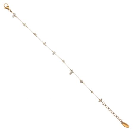 White Stones Rosary St.Steel G