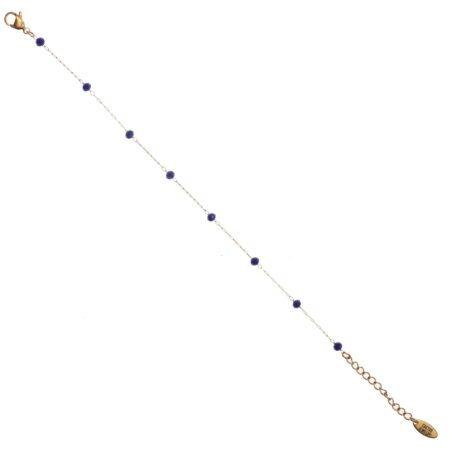 Dark Blue Rosary St.Steel G