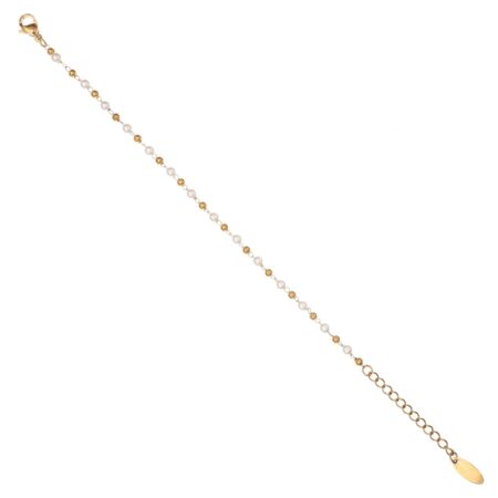 White Gold Rosary St.Steel G