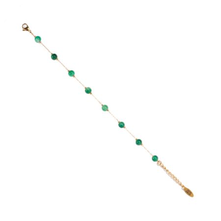 Green Balls Rosary St.Steel G